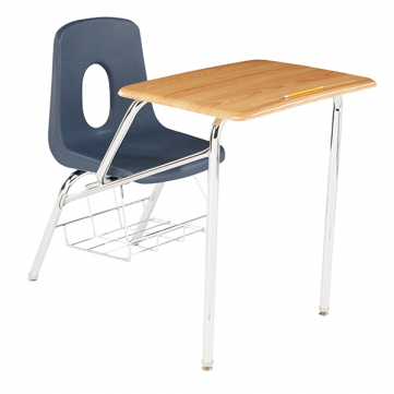 Academia Standard Combo Desk with Hard Plastic Table Top