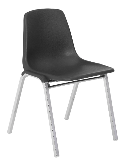 NPS® 8100 Series Poly Shell Stacking Chair