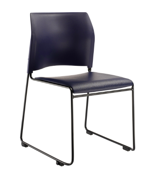 NPS® 8700 Series Cafetorium Plush Vinyl Stack Chair