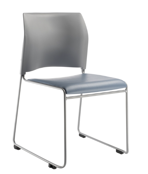 NPS® 8700 Series Cafetorium Plush Vinyl Stack Chair