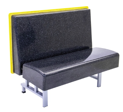 AmTab Mobile Folding Booth Seating - Rectanglular